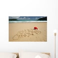 thumbnail image 1 of Tropical Christmas Wall Mural by Wallmonkeys Peel and Stick Graphic (24 in W x 16 in H) WM329933, 1 of 4