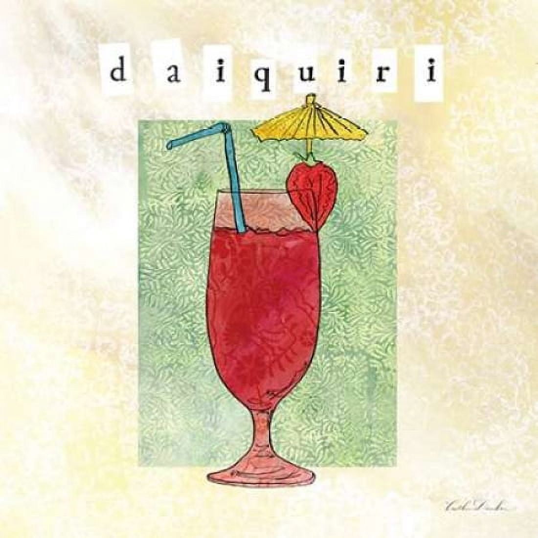 Tropical Cocktails I Canvas Art - Caitlin Dundon (24 x 24)