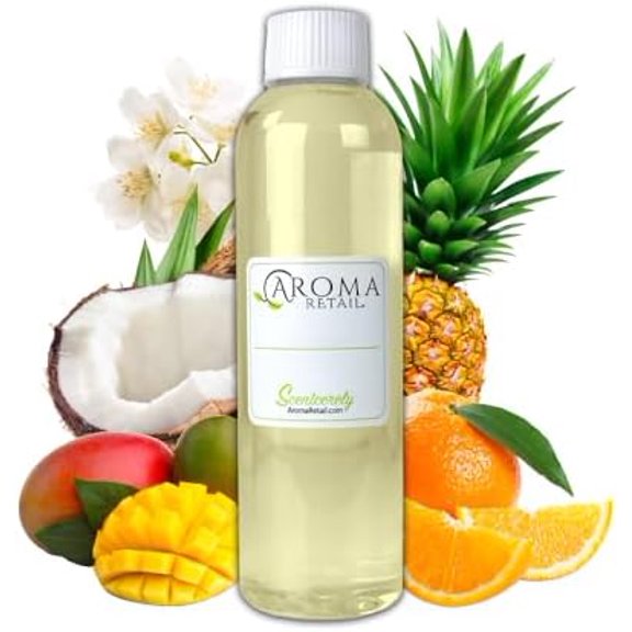 Tropical Coco Mango 4 oz Refill for Oil Diffuser with Pineapple, Mango, Coconut & More Notes$$Home Decor, Kitchen, & Other