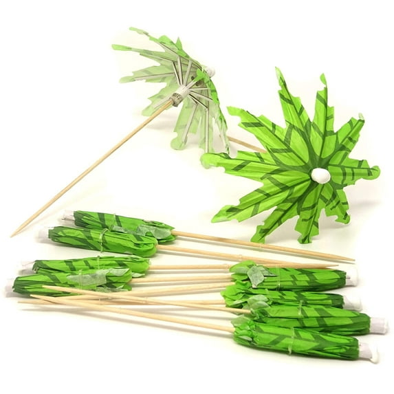 Glthekty Tropical Coconut Palm Tree Cocktail Picks