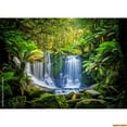 thumbnail image 1 of Tropical Coniferous Forest Moss Covered Fall Trees Photography Backdrops Prop Sunlight Nature Landscape Theme Background ZL-10, 1 of 5
