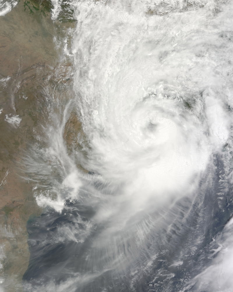 Tropical Cyclone Aila Canvas Art - Stocktrek Images (25 x 32)