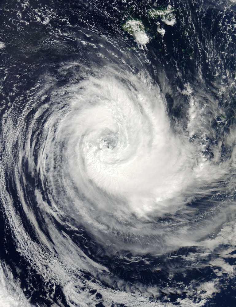 Tropical Cyclone Bune Canvas Art - Stocktrek Images (25 x 33)