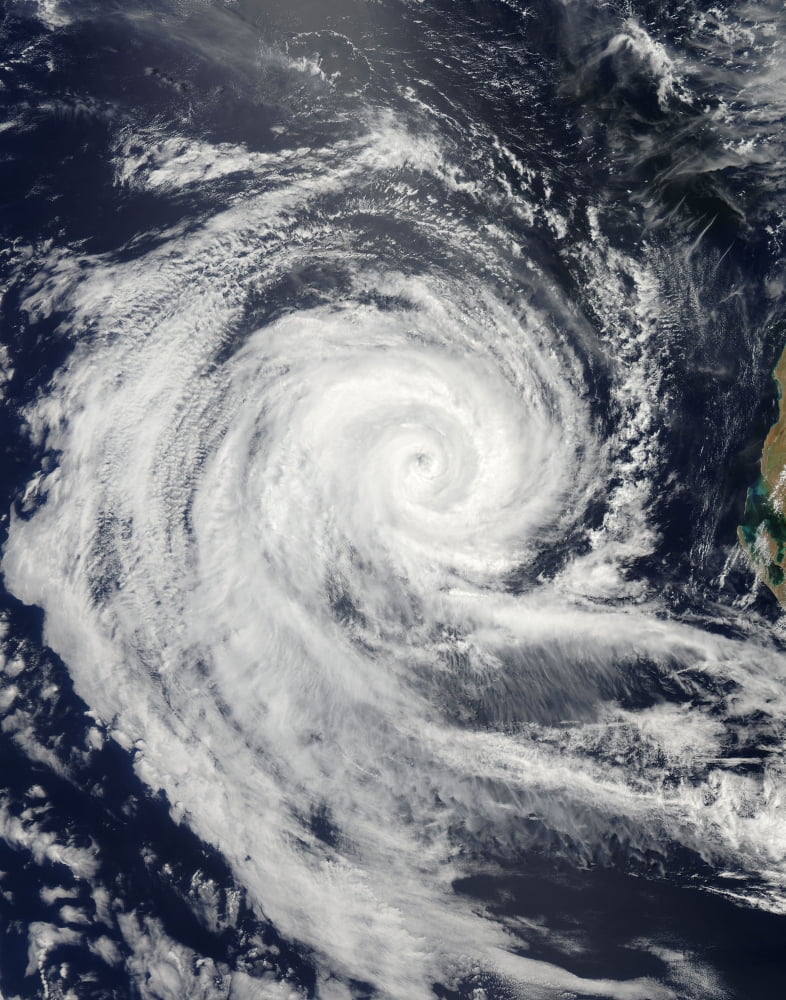 Tropical Cyclone Dianne Canvas Art - Stocktrek Images (25 x 32)