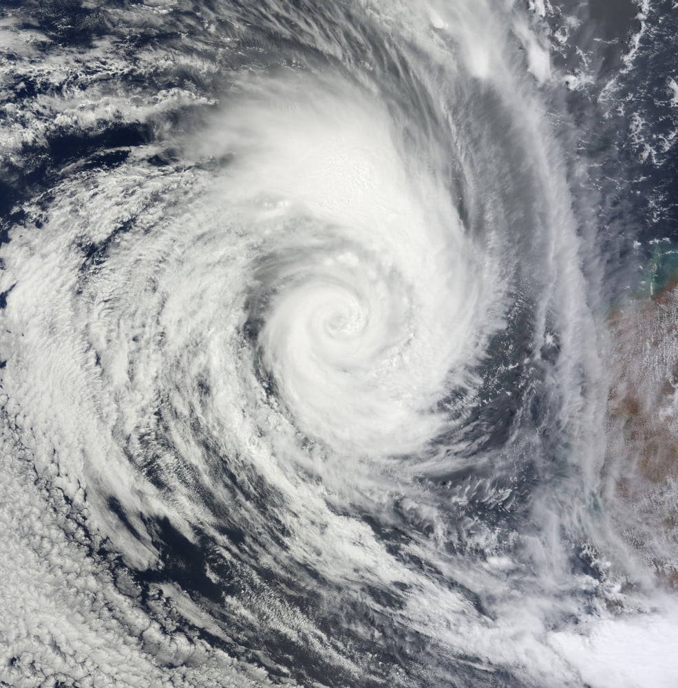 Tropical Cyclone Dianne Canvas Art - Stocktrek Images (28 x 29)