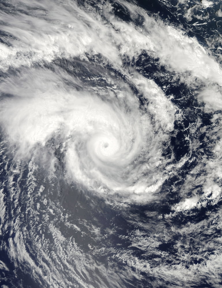 Tropical Cyclone Edzani in the South Indian Ocean Canvas Art - Stocktrek Images (25 x 33)