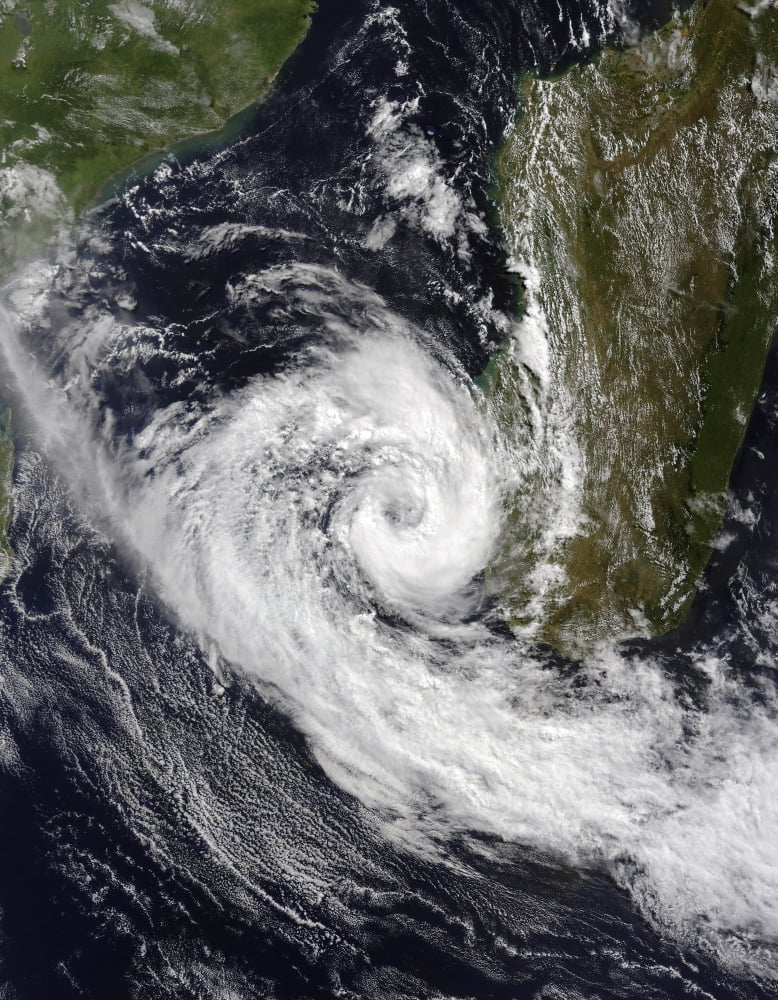 Tropical Cyclone Izilda Canvas Art - Stocktrek Images (25 x 32)