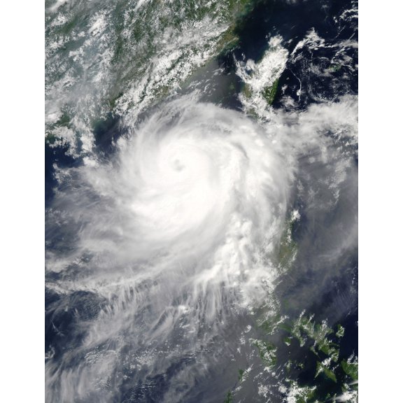 Tropical Cyclone Linfa Canvas Art - Stocktrek Images (25 x 32)