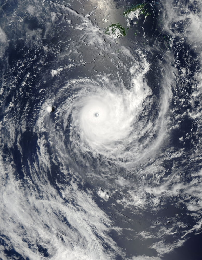 Tropical Cyclone Wilma Canvas Art - Stocktrek Images (25 x 32)