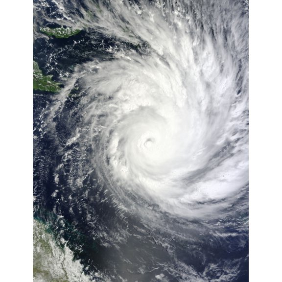Tropical Cyclone Yasi Canvas Art - Stocktrek Images (25 x 33)