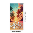 thumbnail image 1 of Tropical Design Aloha Beach Sunset Banner for Summer Party Vacation Decor, 1 of 7