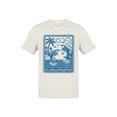 thumbnail image 1 of Tropical Dolphins and Palm Scene Men's T-shirt, 1 of 3