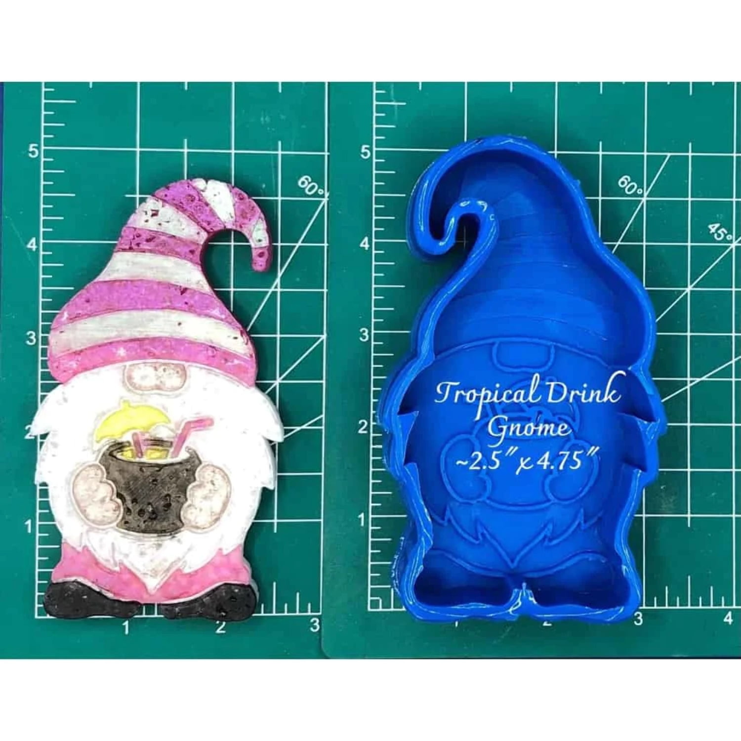 Tropical Drink Gnome Silicone Freshie Mold