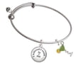 thumbnail image 1 of Tropical Drink - Lime Green - I Believed I Could So I Did Glass Dome Bangle Bracelet, 1 of 1