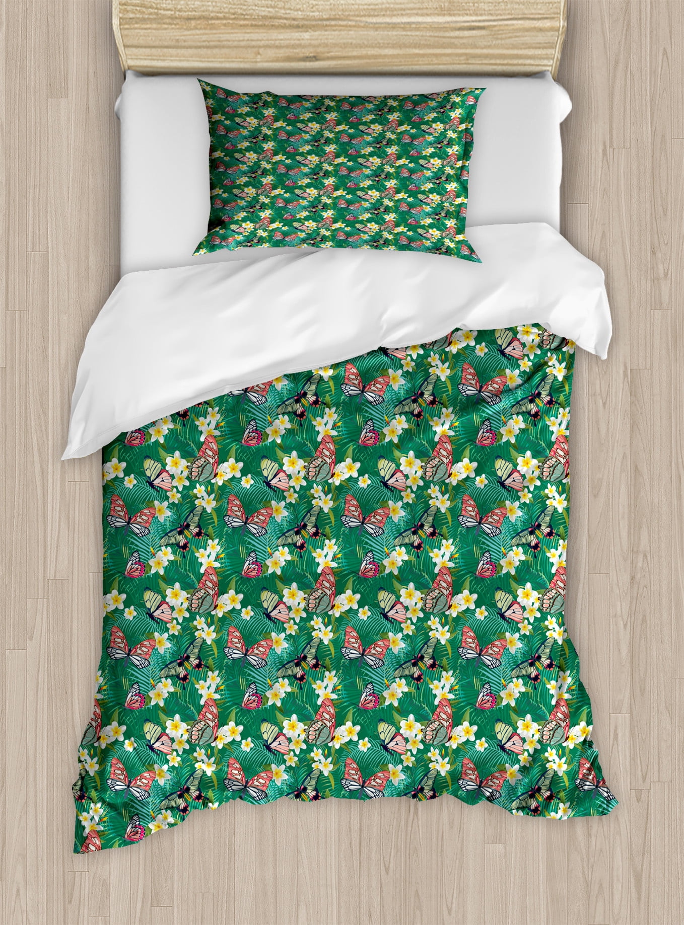 Tropical Bloom Duvet Cover Set NCU0NVH475