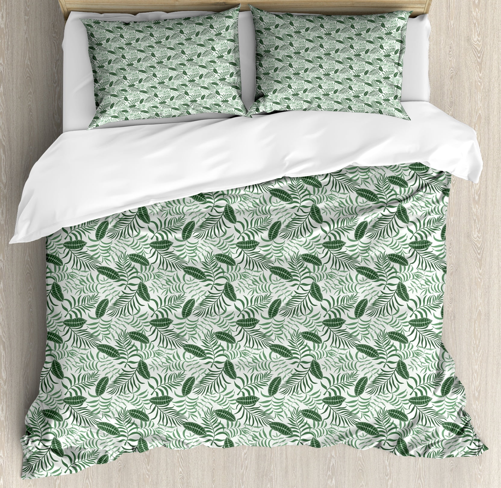 Tropical Mushroom Jungle 3-Piece Quilted Bedding Set NCU0DQQ0688