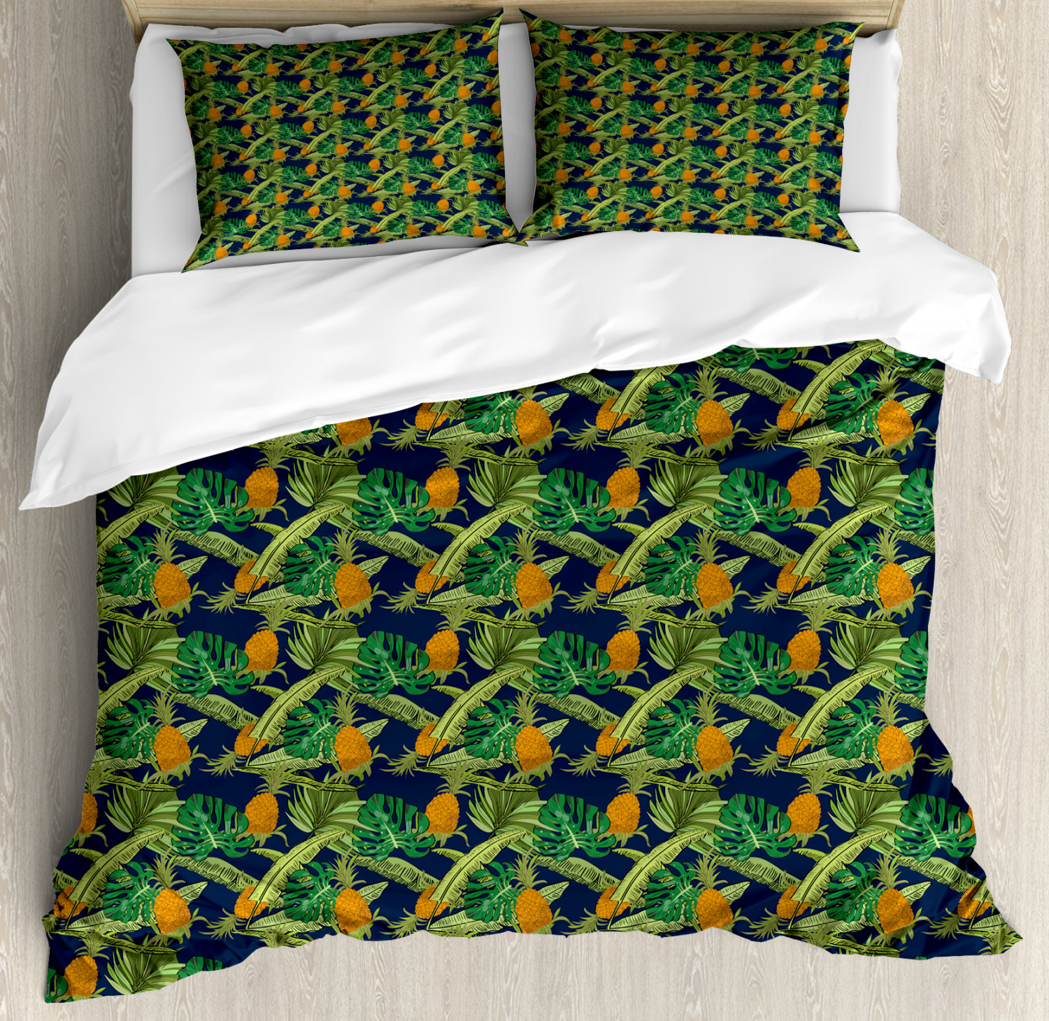 Pattern Print Banana Duvet Cover Bedding Set