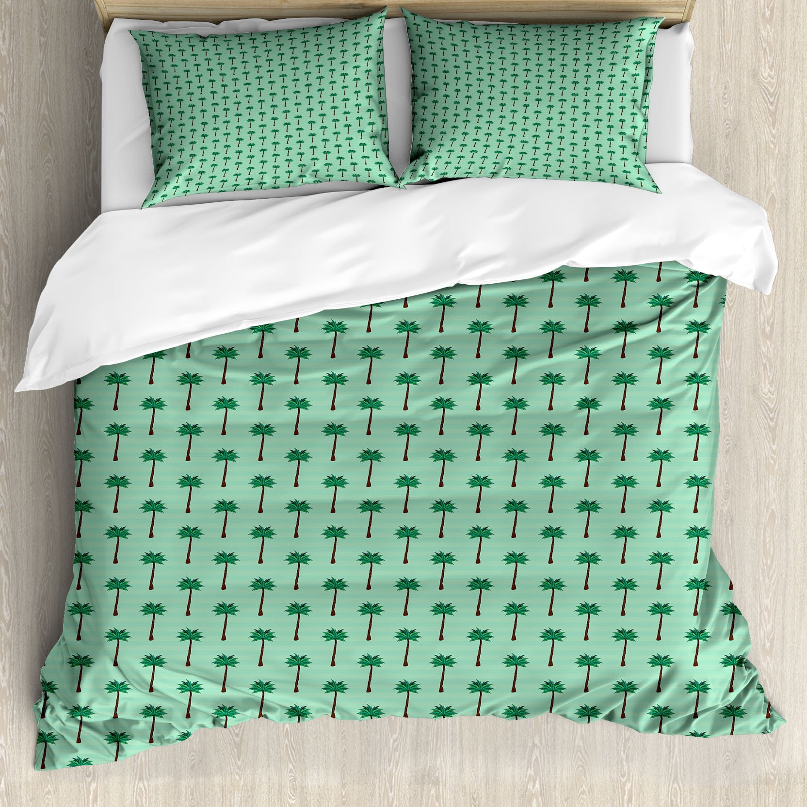Shamrock Pattern Print Duvet Cover Bedding Set main image 0