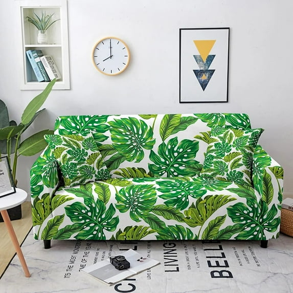 Tropical Elastic Sofa Cover for Living Room Sofa Cover Lounge Sectional Couch Cover Cushion Cover Sofa Slipcover 1/2/3/4 Seaters