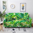 thumbnail image 1 of Tropical Elastic Sofa Cover for Living Room Sofa Cover Lounge Sectional Couch Cover Cushion Cover Sofa Slipcover 1/2/3/4 Seaters, 1 of 5