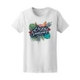 thumbnail image 1 of Tropical Enjoy Summer T-Shirt Women -Image by Shutterstock, Female Medium, 1 of 2