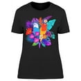 thumbnail image 1 of Tropical Exotic Parrot Bird T-Shirt Women -Image by Shutterstock, Female 3X-Large, 1 of 2