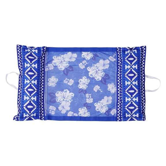 Tropical Fabric Water Hammock Float - Adult Inflatable Lounger Pool Float, Relaxing Swimming Circle Bed for Beach and Pool Fun