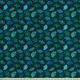 thumbnail image 1 of Ambesonne Tropical Fabric by the Yard Upholstery, Exotic Ginkgo Leaves Motif, 2 Yards, Turquoise Dark Teal, 1 of 4