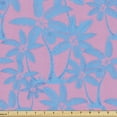 thumbnail image 1 of Ambesonne Tropical Fabric by the Yard Upholstery, Hawaiian Retro Palm Trees, 5 Yards, Azure Blue Sky Blue, 1 of 5