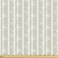 thumbnail image 1 of Ambesonne Tropical Fabric by the Yard Upholstery, Tree Branches Silhouettes, 1 Yard, Eggshell White, 1 of 5