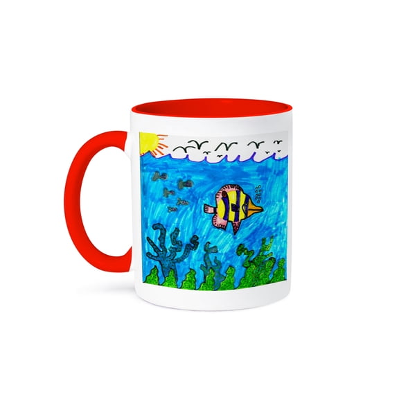 Tropical Fish Mug 15oz