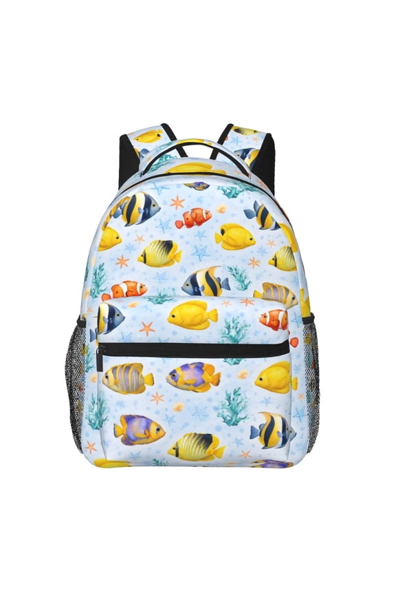 Tropical Fish Ocean Backpack Lightweight Rucksack Travel Bag for Men and Women