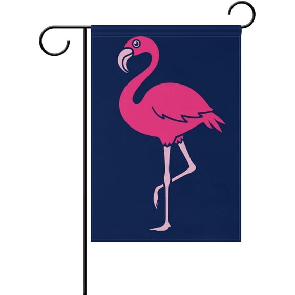 Tropical Flamingo Decorative Double Sided House Flag 28 x 40 inch