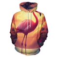thumbnail image 1 of Tropical Flamingo Sunset(1)-1 3D Print Hoodie Men Women Autumn Thin Pullover Sweatshirt Vintage Streetwear Tops, 1 of 6
