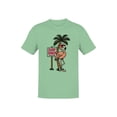 thumbnail image 1 of Tropical Flamingo Surf Shack Vibes Men's T-shirt, 1 of 3