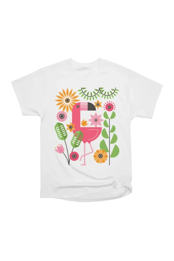 Tropical Flamingo T-Shirt Tee Gift For Him Merch For Her Apparel For Friend