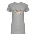 thumbnail image 1 of Tropical Flamingo With Flowers Shaped Tee Women's -Image by Shutterstock, 1 of 2