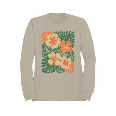 Tropical Floral Art Women's Sweatshirt