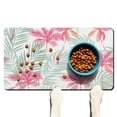 thumbnail image 1 of Tropical Floral Dog Feeding Mat - Non-Slip Waterproof Pet Food Mat with Multi-Layer Absorption, Large Size for Messy Eaters, Eco-Friendly & Easy Clean, 1 of 6
