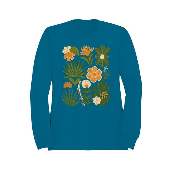Tropical Floral Graphic Women's Sweatshirt