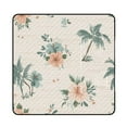 thumbnail image 1 of Tropical Floral Palm Tree Pattern Fabric Outdoor Picnic Blanket, Foldable Waterproof Beach Mat, Portable Beach Blanket for Beach Camping, Hiking, Family Concerts, 1 of 7
