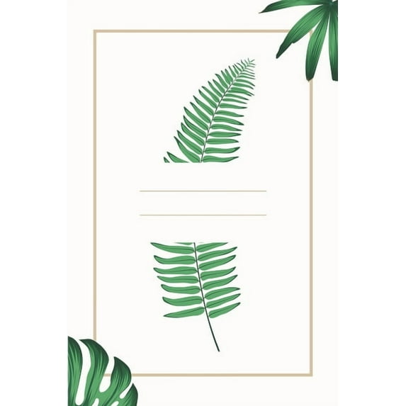 Tropical Floral: Paper Games Hangman (6x9 Inches) with 120 Pages (Paperback)