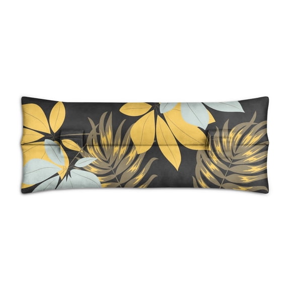 Tropical Floral Post Surgery Seatbelt Pillow - Leafy Mastectomy Cushion for Car - Comfortable Chest Protector After Surgery with Aloha Design