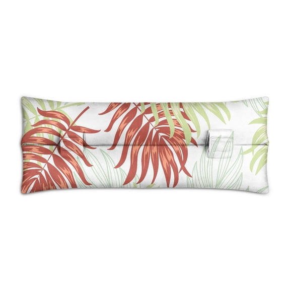 Tropical Floral Post Surgery Seatbelt Pillow - Leafy Mastectomy Cushion for Car - Comfortable Chest Protector After Surgery with Aloha Design