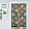 thumbnail image 1 of Tropical Floral Print Door Curtain Nordic Living Room DoorCurtain Porch Partition Curtain Kitchen Rative Half Curtain, 1 of 4