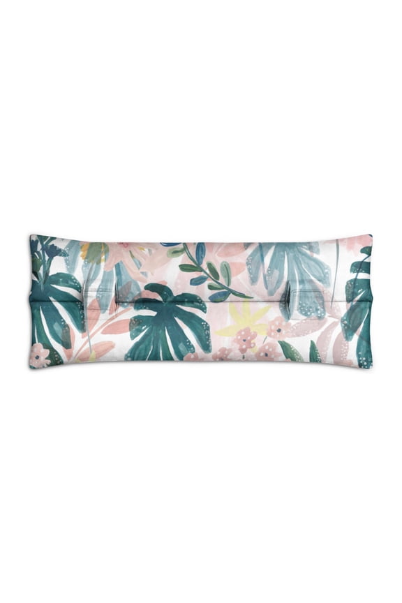 Tropical Floral Seat Belt Pillow for Recovery Exotic Hawaiian Hibiscus Design, Mastectomy & Chemo Port Cushion
