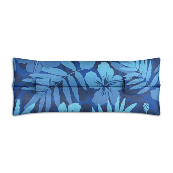 Tropical Floral Seat Belt Pillow for Recovery Exotic Hawaiian Hibiscus Design, Mastectomy & Chemo Port Cushion