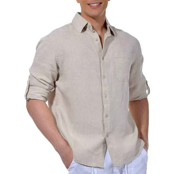 Tropical Florida sun pure linen shirt SIZE:S COLOR:NA