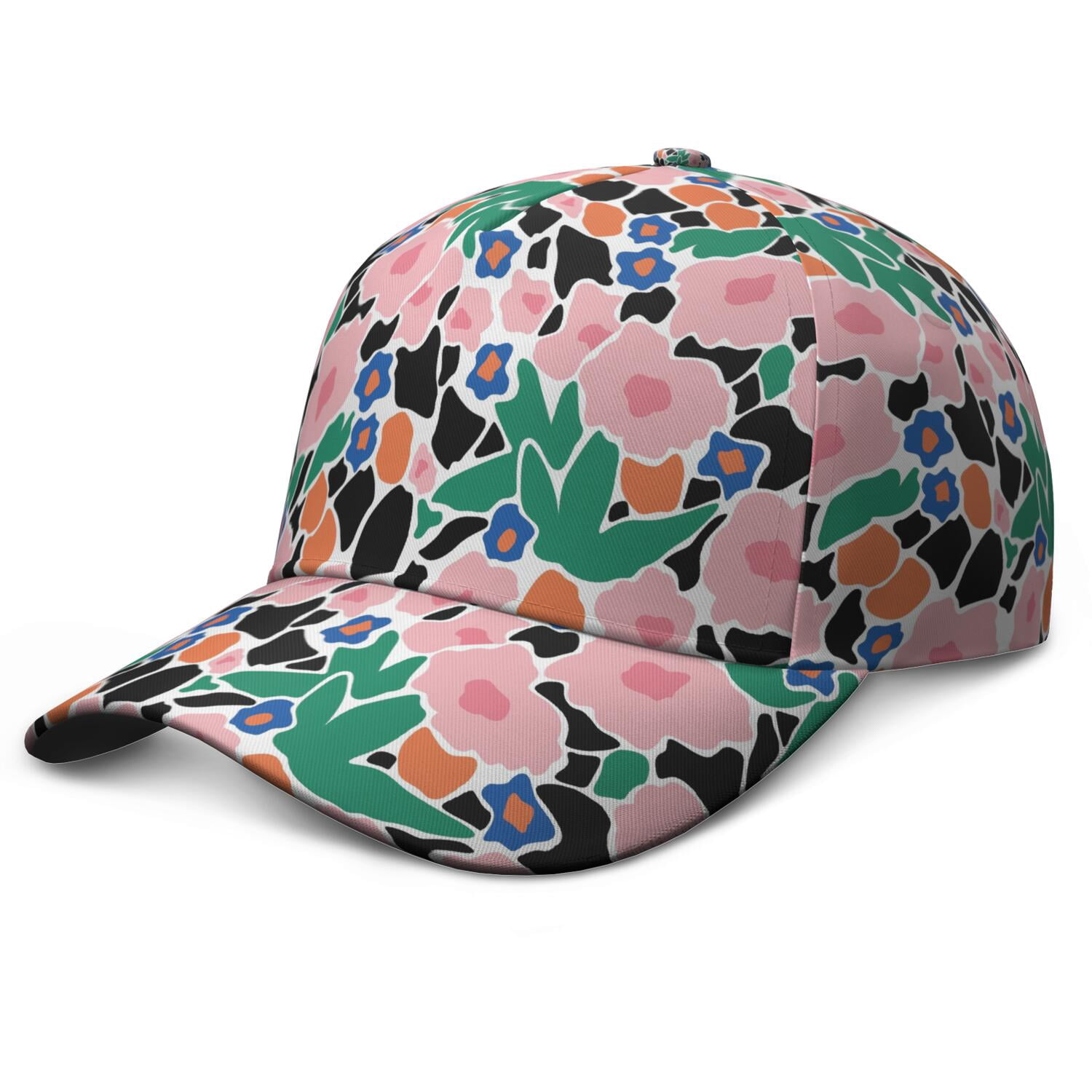 Tropical Flower Baseball Cap Adjustable Snapback Hat Outdoor 