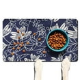 thumbnail image 1 of Tropical Flower Pet Feeding Mat - Non-Slip Dog Food Mat with Leaves Design, Absorbent 4-Layer Core, 1 of 1